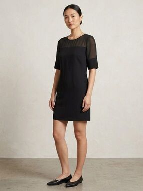 F&F black mesh top dress short 6